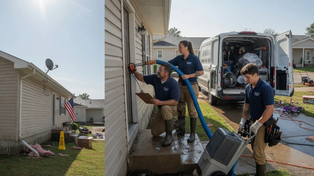 Ceiling Water Damage Restoration in Minetto, NY near me